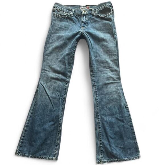 Vintage Y2K Old Navy Ultra Low-Rise Flare Jeans - Picture 1 of 8